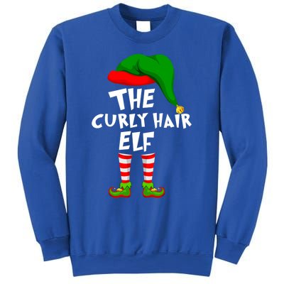 Funny Matching Family Christmas The Curly Hair Elf Cool Gift Sweatshirt