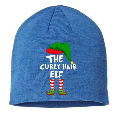 Funny Matching Family Christmas The Curly Hair Elf Cool Gift Sustainable Beanie