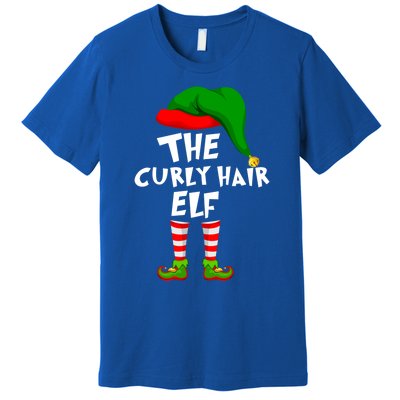 Funny Matching Family Christmas The Curly Hair Elf Cool Gift Premium T-Shirt