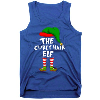 Funny Matching Family Christmas The Curly Hair Elf Cool Gift Tank Top