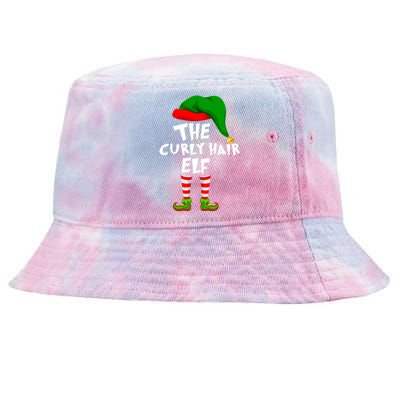 Funny Matching Family Christmas The Curly Hair Elf Cool Gift Tie-Dyed Bucket Hat