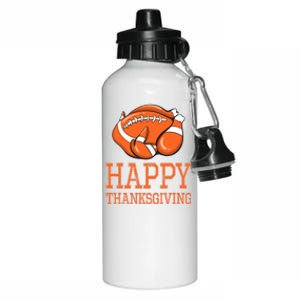 Feast Mode Football Turkey Funny Thanksgiving Gifts Aluminum Water Bottle