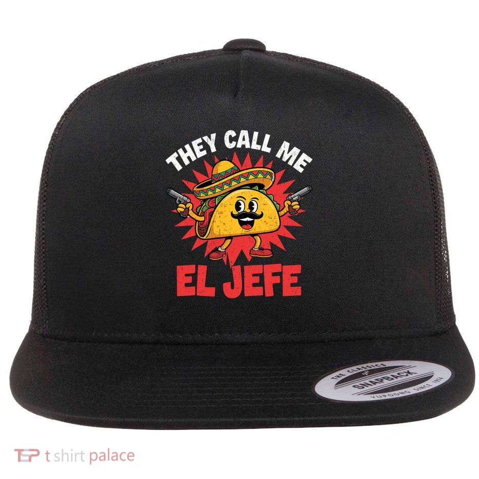 Funny Mexican For Cinco De Mayo Funny Taco Saying Meme Flat Bill Trucker Hat