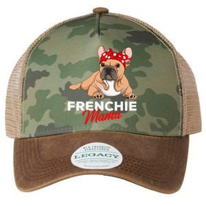 Frenchie Mama Funny French Bulldog Dog Mom Cute Legacy Tie Dye Trucker Hat