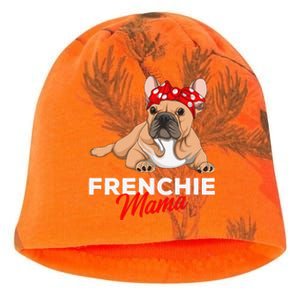 Frenchie Mama Funny French Bulldog Dog Mom Cute Kati - Camo Knit Beanie