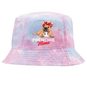 Frenchie Mama Funny French Bulldog Dog Mom Cute Tie-Dyed Bucket Hat