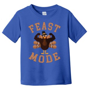 Feast Mode Funny Thanksgiving Food Fitness Great Gift Toddler T-Shirt