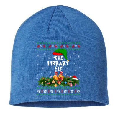 Funny Matching Family Ugly The Library Elf Christmas Gift Sustainable Beanie