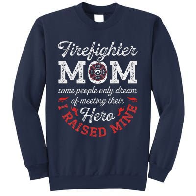 Firefighter Mom Firewoman Proud Moms Mother's Day Vintage Sweatshirt