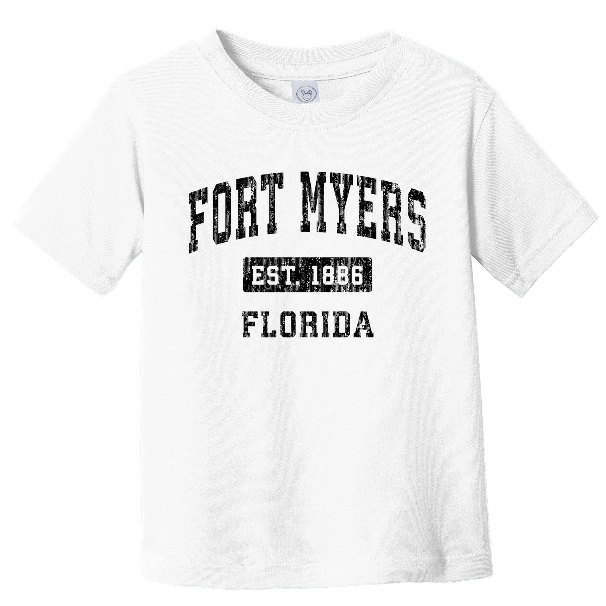 Fort Myers Florida Fl Vintage Established Sports Design Toddler T-Shirt