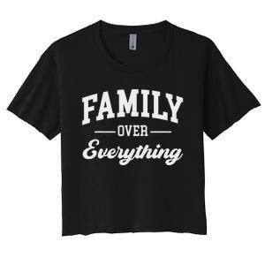 Family Matching Family Vacation Matching Family Gifts Women's Crop Top Tee