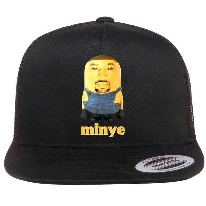 Funny Minye Flat Bill Trucker Hat