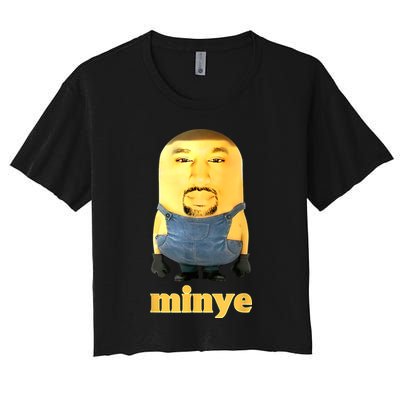 Funny Minye Women's Crop Top Tee