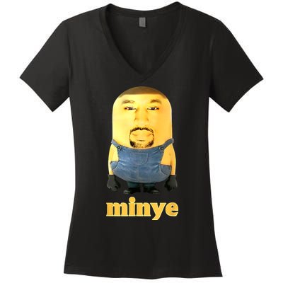 Funny Minye Women's V-Neck T-Shirt