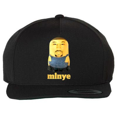 Funny Minye Wool Snapback Cap