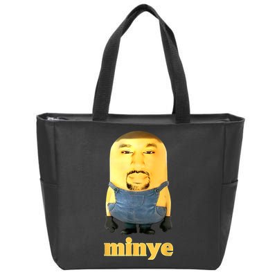 Funny Minye Zip Tote Bag