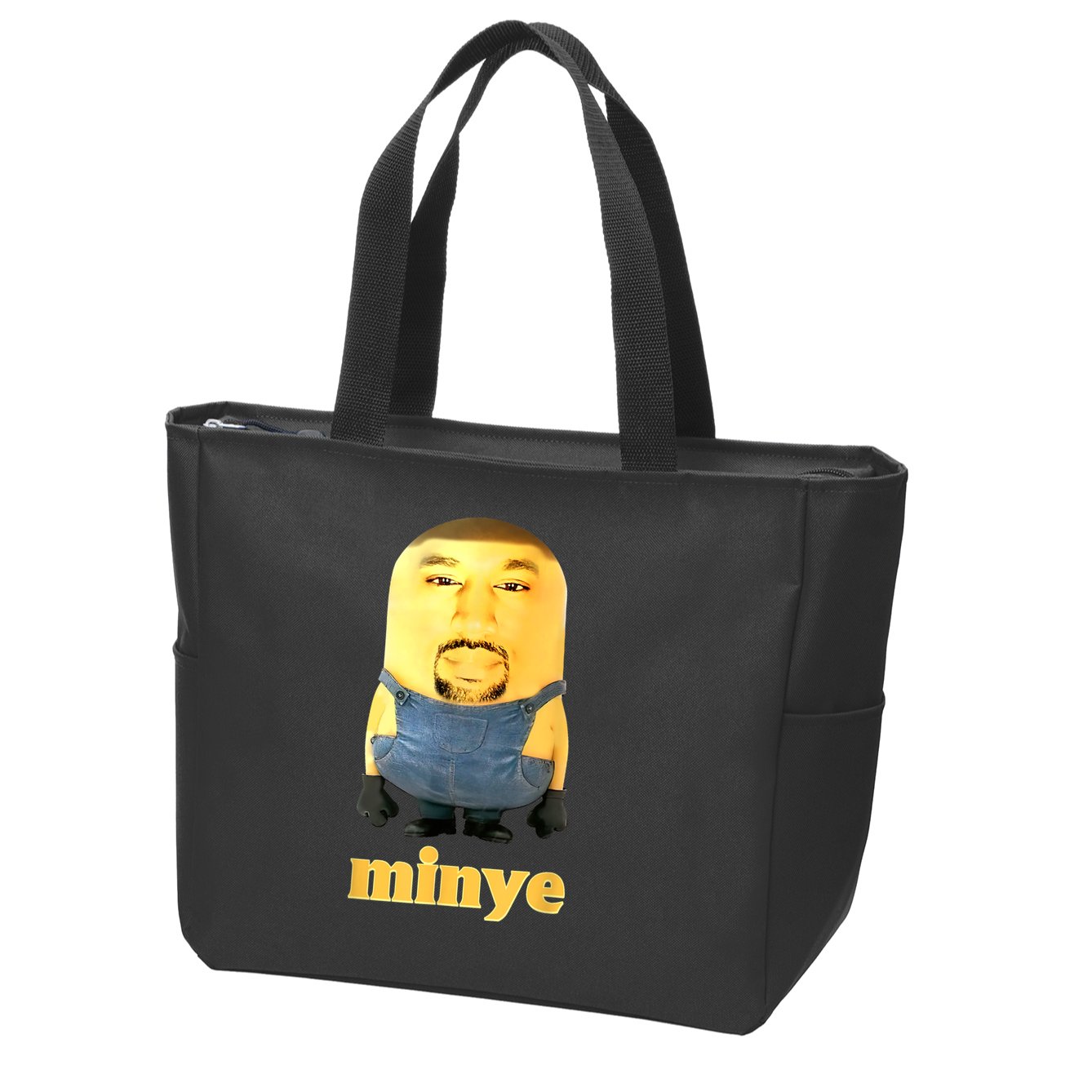 Funny Minye Zip Tote Bag