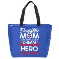 Firefighter Mom Firefighting Fire Fire Fire Rescue Cute Gift Zip Tote Bag