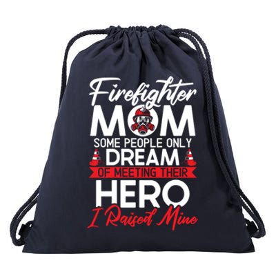 Firefighter Mom Firefighting Fire Fire Fire Rescue Cute Gift Drawstring Bag