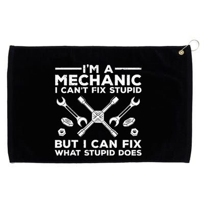 Funny Mechanic For Dad Car Auto Diesel Automobile Garage Grommeted Golf Towel
