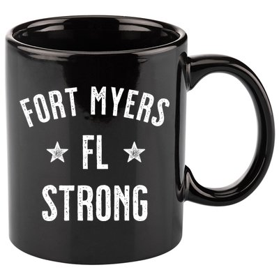 Fort Myers Florida Strong 11oz C Handle Ceramic Mug