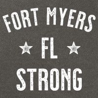 Fort Myers Florida Strong Cotton Canvas Backpack
