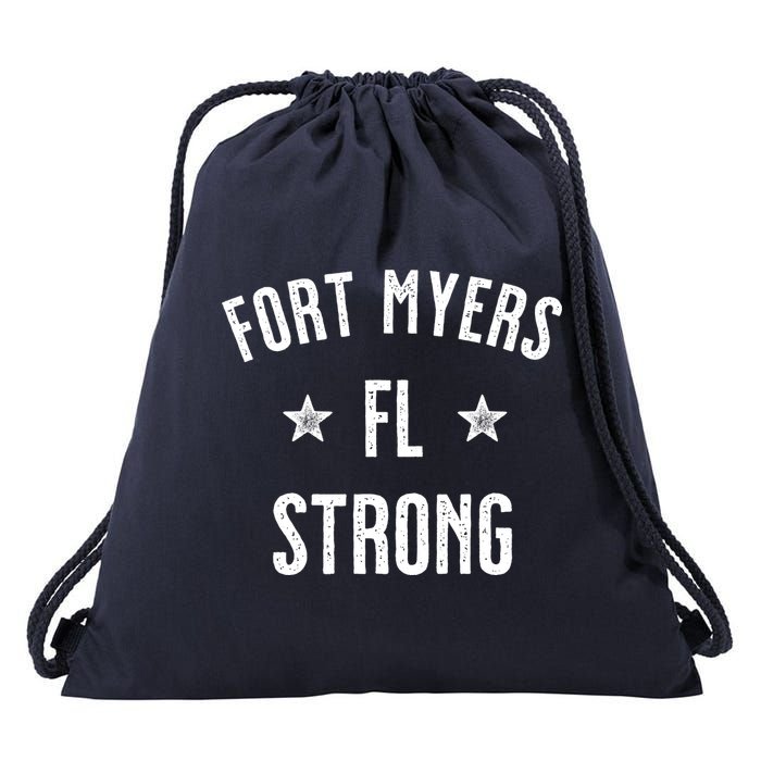 Fort Myers Florida Strong Drawstring Bag
