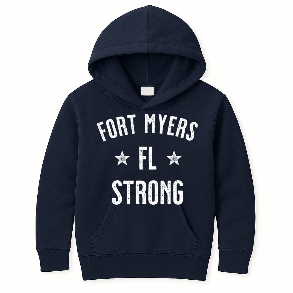 Fort Myers Florida Strong Kids Hoodie