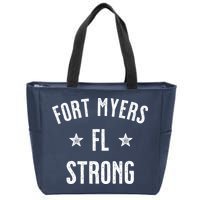 Fort Myers Florida Strong Zip Tote Bag