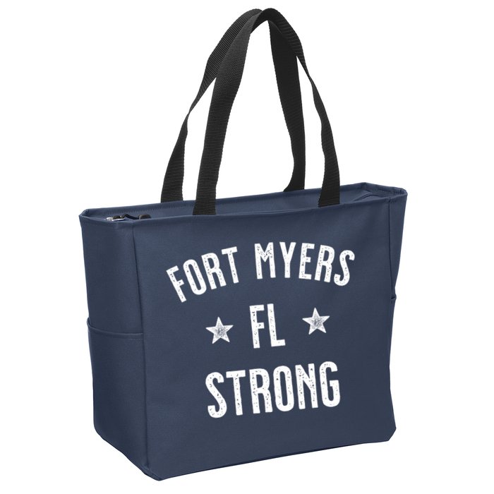 Fort Myers Florida Strong Zip Tote Bag