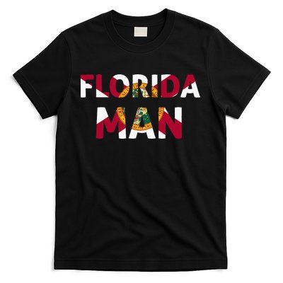 Florida Man & Florida State Flag T-Shirt