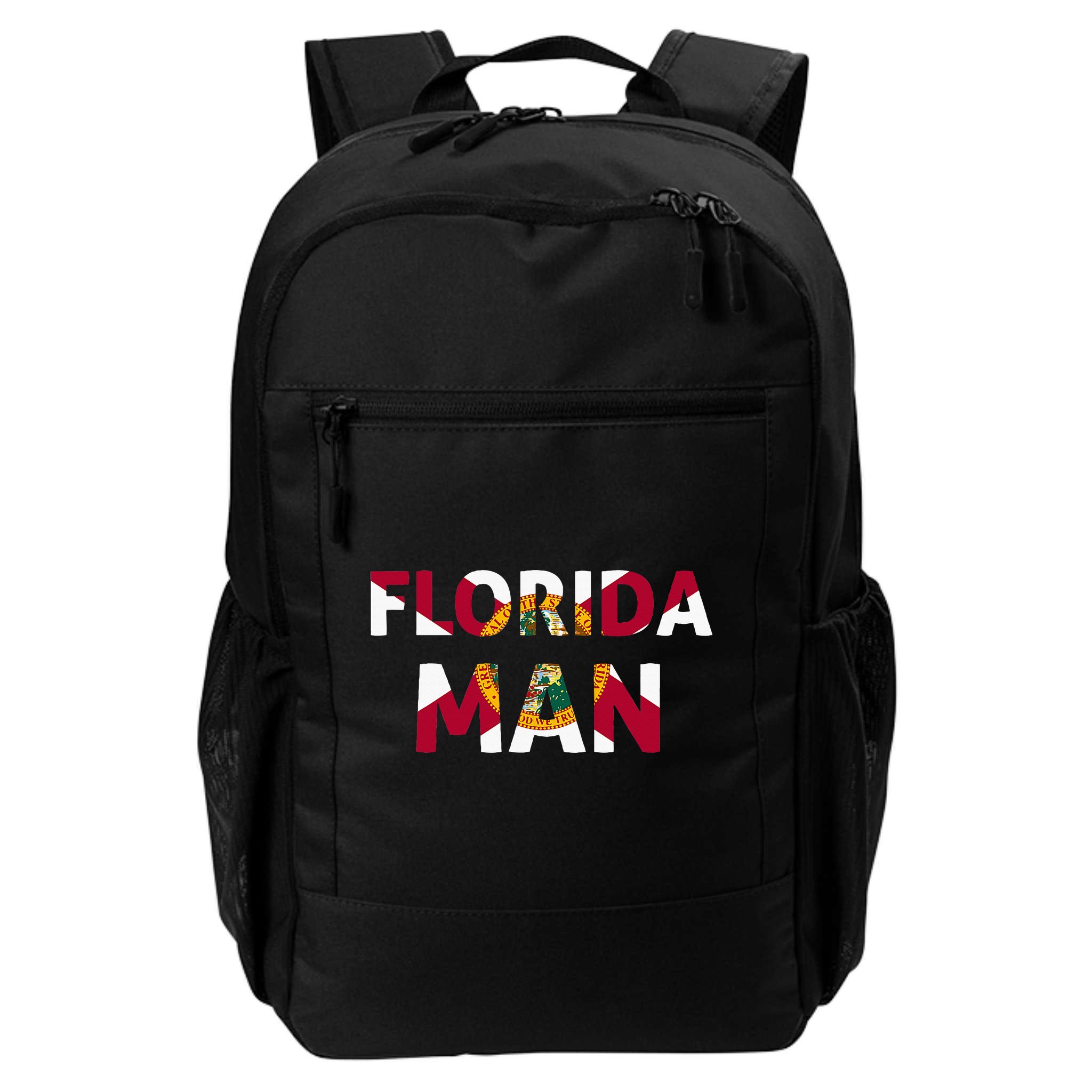 Florida Man & Florida State Flag Backpack