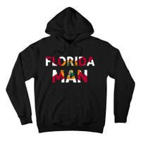 Florida Man & Florida State Flag Tall Hoodie