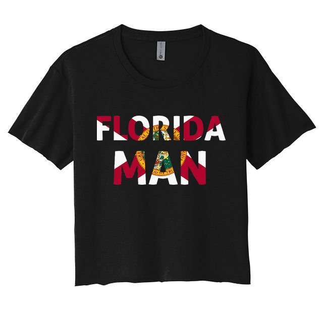 Florida Man & Florida State Flag Crop Top