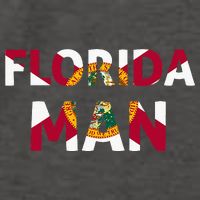 Florida Man & Florida State Flag Vector Backpack