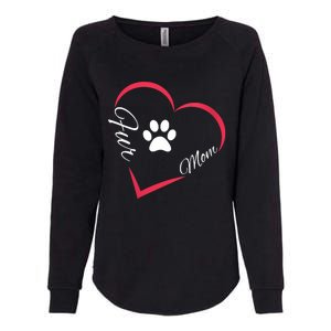 Fur Mom Fur Life With A Paw Print Design For Pet Lovers Womens California Wash Sweatshirt