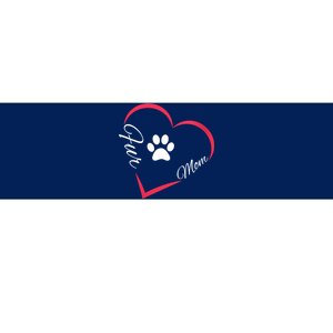 Fur Mom Fur Life With A Paw Print Design For Pet Lovers Bumper Sticker