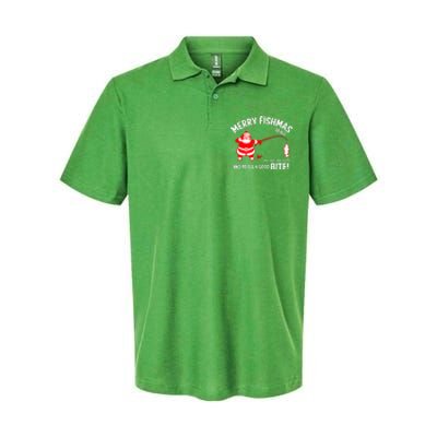 Funny Merry Fishmas Funny Fish Fishing Fisherman Christmas Xmas Gift Softstyle Adult Sport Polo