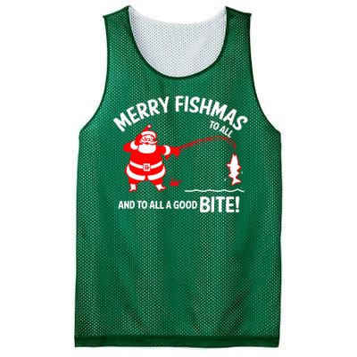 Funny Merry Fishmas Funny Fish Fishing Fisherman Christmas Xmas Gift Mesh Reversible Basketball Jersey Tank