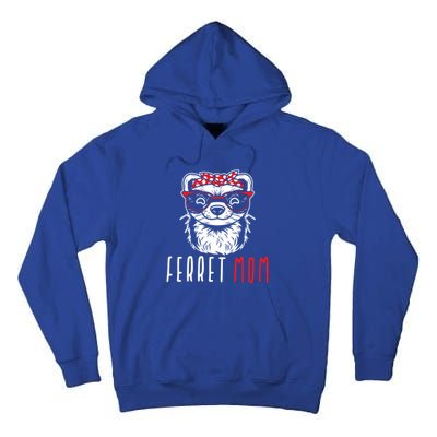 Ferret Mom Funny Animal Lover Weasel Mother Mama Funny Gift Tall Hoodie