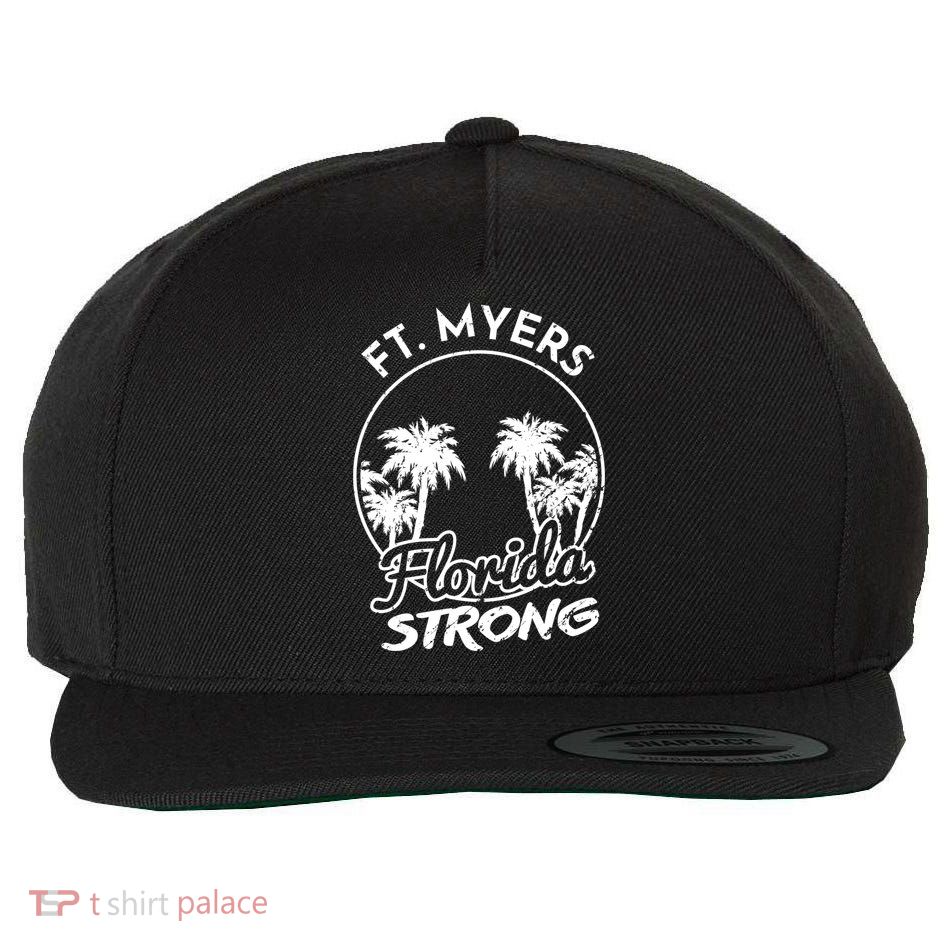 Ft. Myers Florida Strong Community Support Wool Snapback Cap