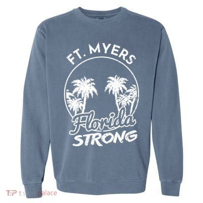 Ft. Myers Florida Strong Community Support Garment-Dyed Sweatshirt