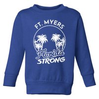 Ft. Myers Florida Strong Community Support Toddler Sweatshirt