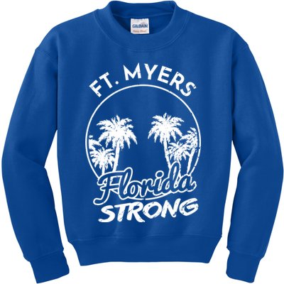 Ft. Myers Florida Strong Community Support Kids Sweatshirt