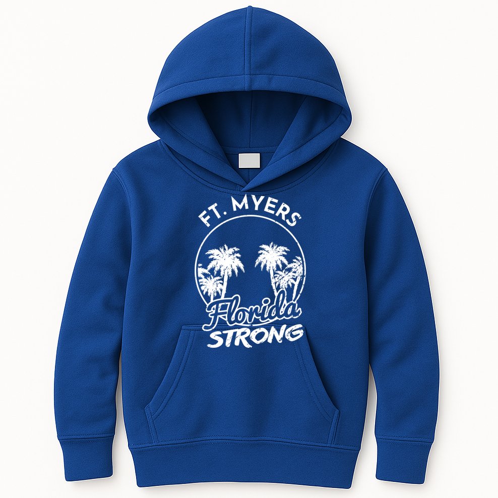 Ft. Myers Florida Strong Community Support Kids Hoodie