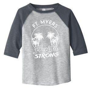 Ft. Myers Florida Strong Community Support Toddler Fine Jersey T-Shirt