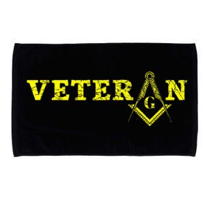 Freemason Masonic Fraternal Freemasonry Square Compass Microfiber Hand Towel