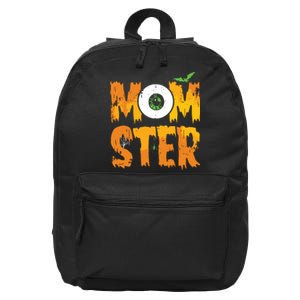 Funny Momster For Mom Halloween Scary Costume 16 in Basic Backpack