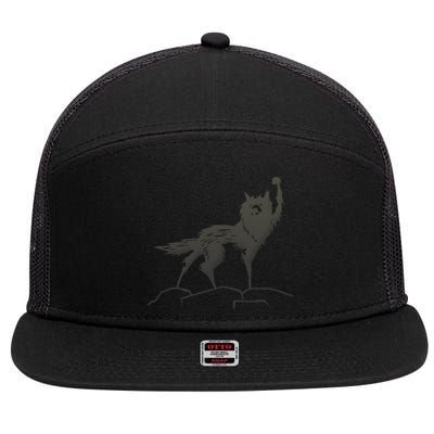 Fantastic Mr Fox Wolf 7 Panel Mesh Trucker Snapback Hat