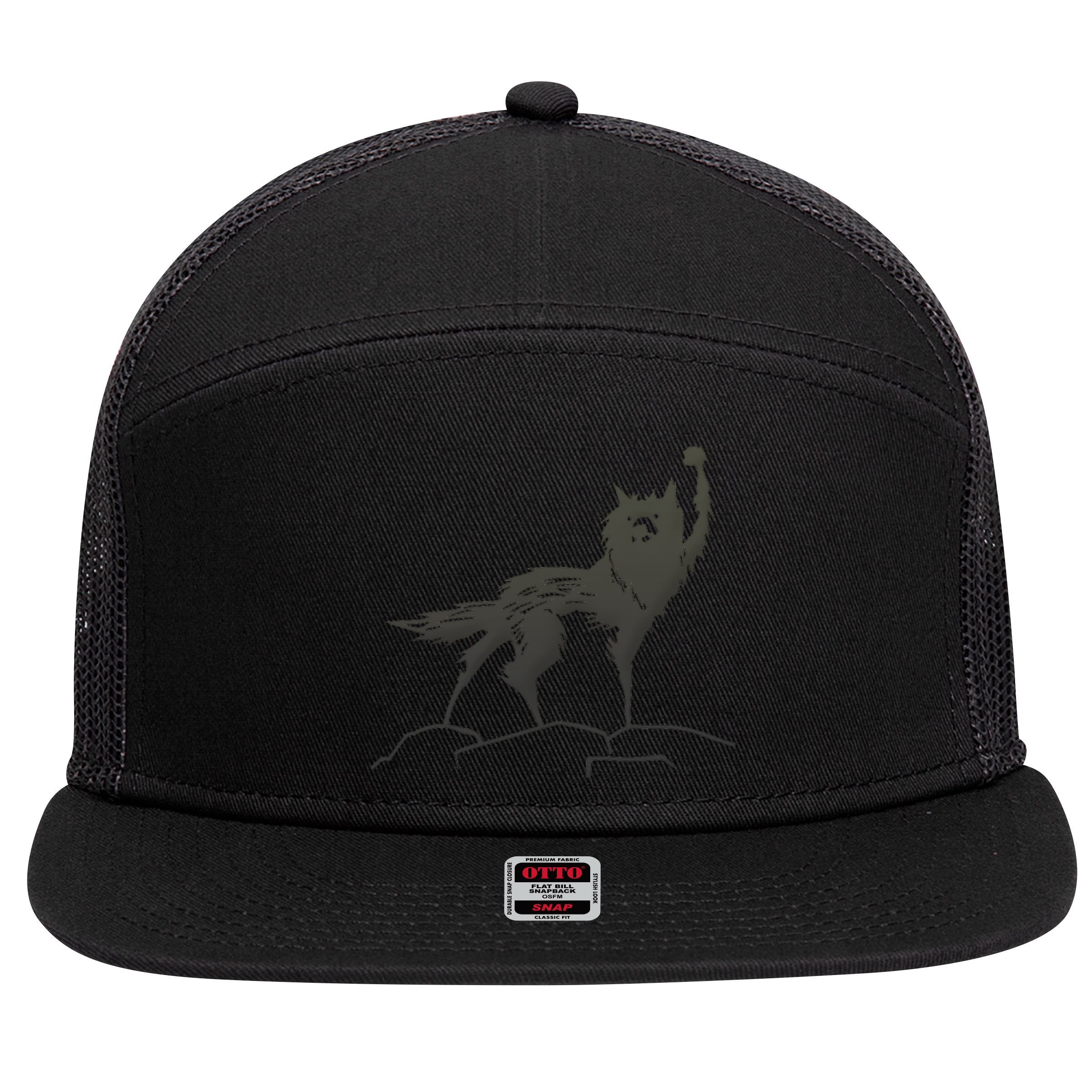 Fantastic Mr Fox Wolf 7 Panel Mesh Trucker Snapback Hat